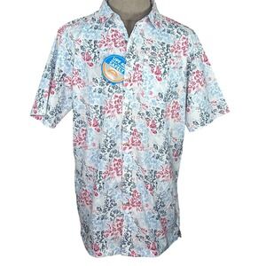 Columbia Men’s PFG Omni-Shade Boating & Fishing Camp Shirt UPF 40+ LT NWT